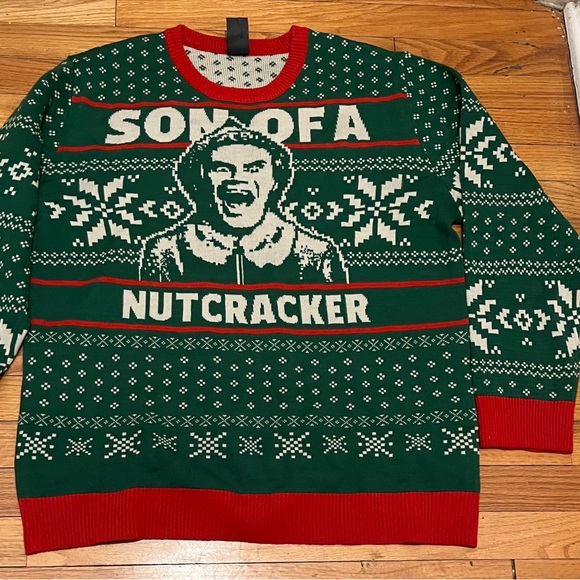 ELF The Movie - Buddy Son of a Nutcracker Men's Christmas Knitted Sweater - Picture 3 of 5
